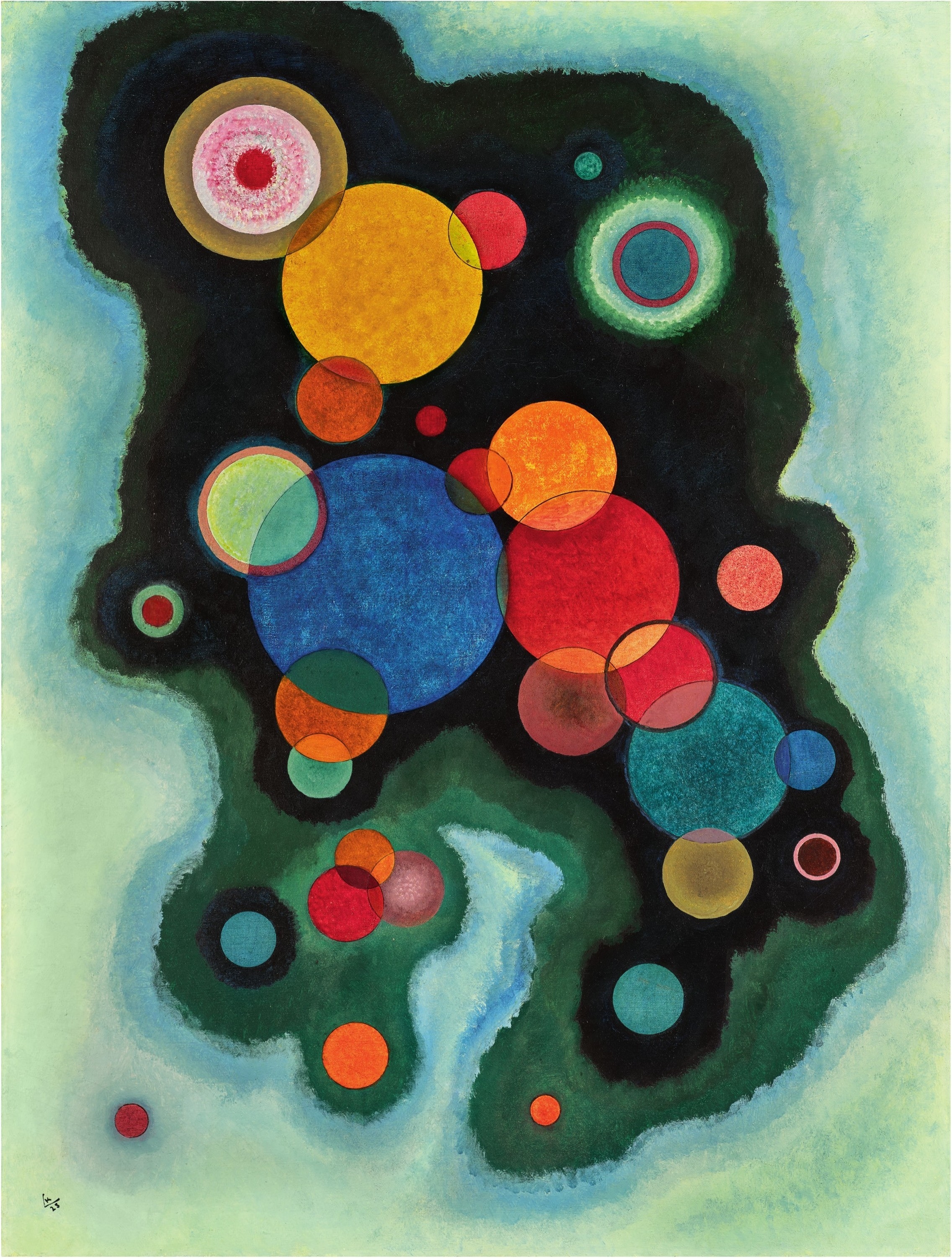 Wassily Kandinsky - Vertiefte Regung (1928)