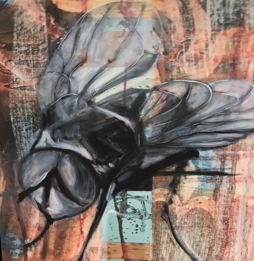 Bernadette ARNAUD - Painting - Fliege im Sommer