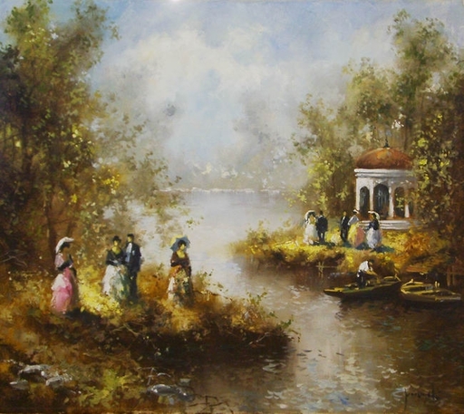 Christian JERECZEK - Painting - Im Park