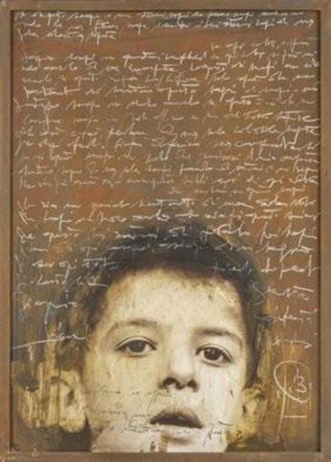 Giovanni SESIA - Painting - Viso di bambino
