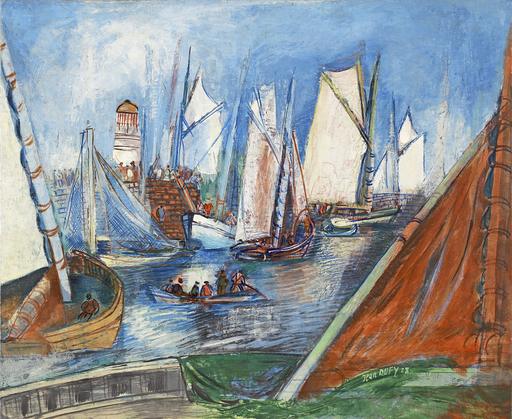 Jean DUFY - Painting - L'île d'Yeu