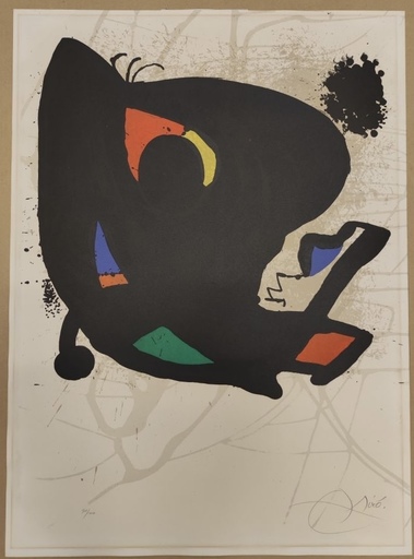 Joan MIRO - Print-Multiple - Affiché pour l’exposition Miró . L’ouvre  graphique