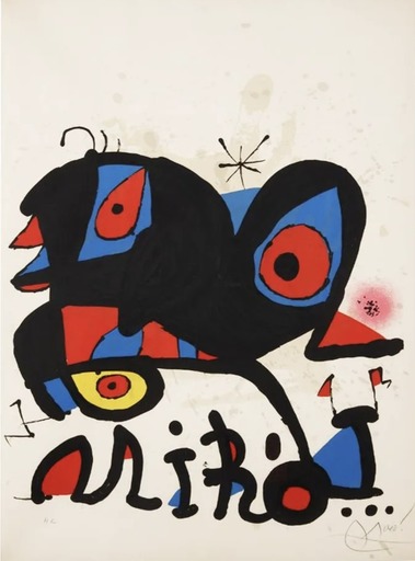 Joan MIRO - Print-Multiple - Exhibition Miro at the Louisiana Humlebaek Denmark