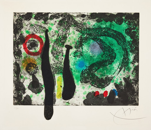 Joan MIRO - Print-Multiple - Le jardin de mousse