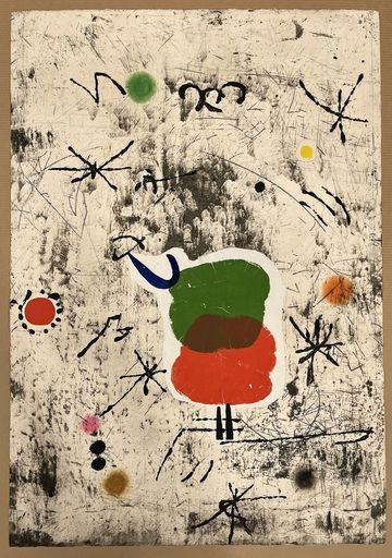 Joan MIRO - Print-Multiple - PERSONATGE I ESTELS I